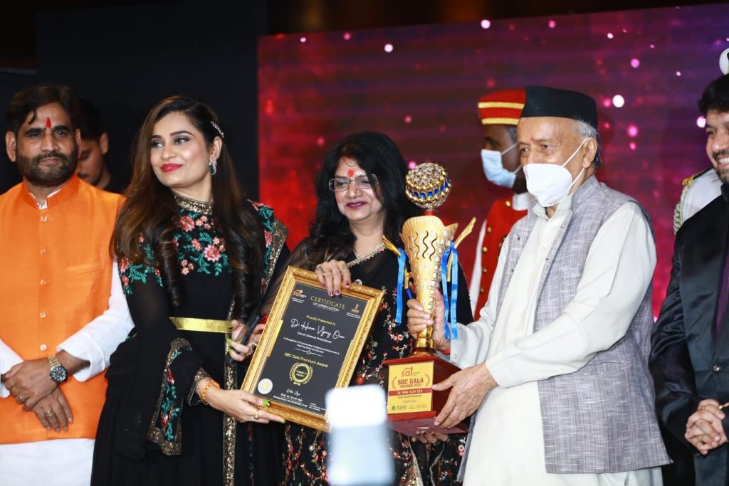 Honored By Governor Bhagat Singh Koshyari