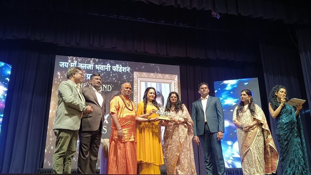 Awarded By Actress Jaya Prada Ji